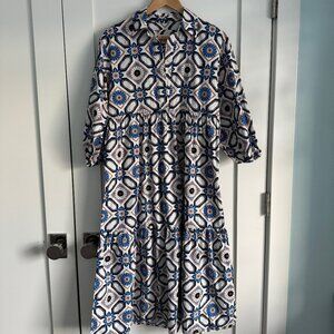 Anthropologie Maeve The Bettina dress in Sapphire Size XS